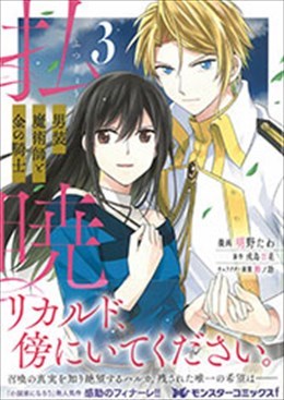 払暁 男装魔術師と金の騎士３